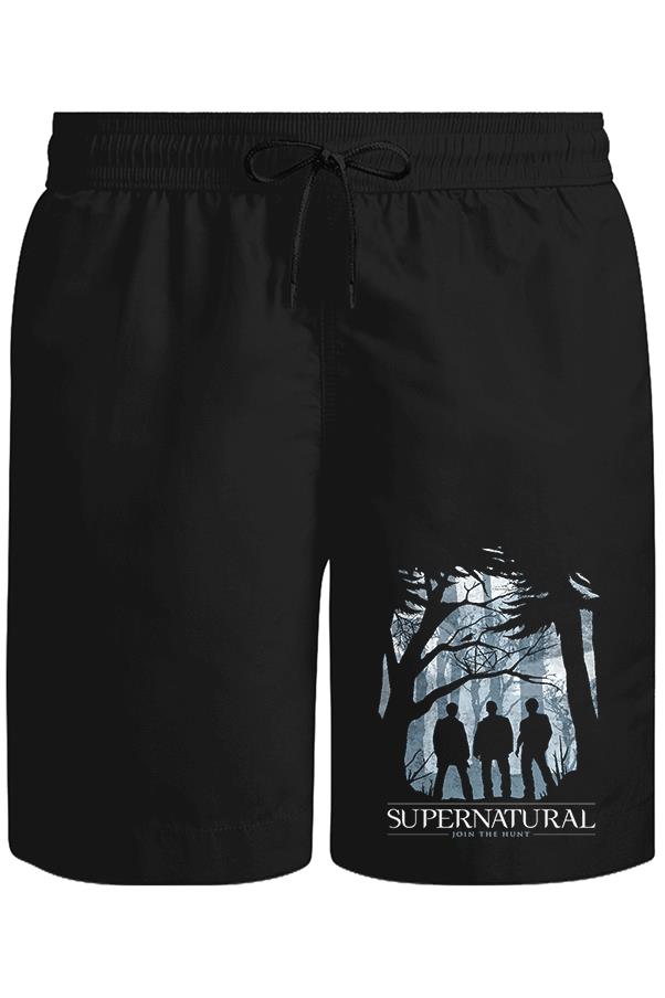 Supernatural - Join the Hunt II Unisex Siyah Şort
