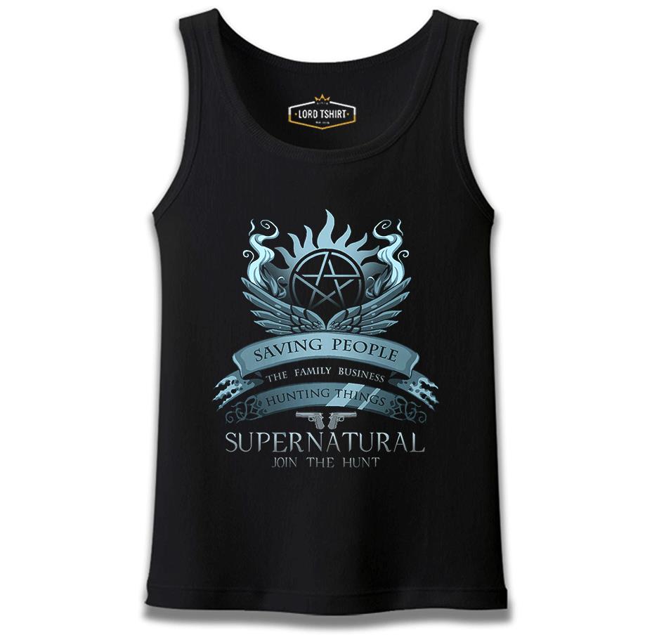 Supernatural - Join the Hunt Siyah Erkek Atlet