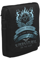 Supernatural - Join the Hunt Unisex Siyah Postacı Çanta