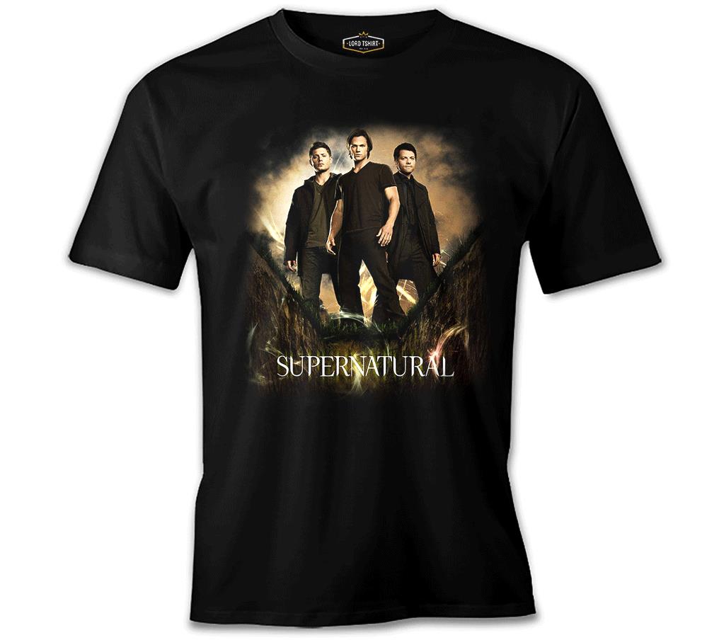 Supernatural Siyah Erkek Tshirt