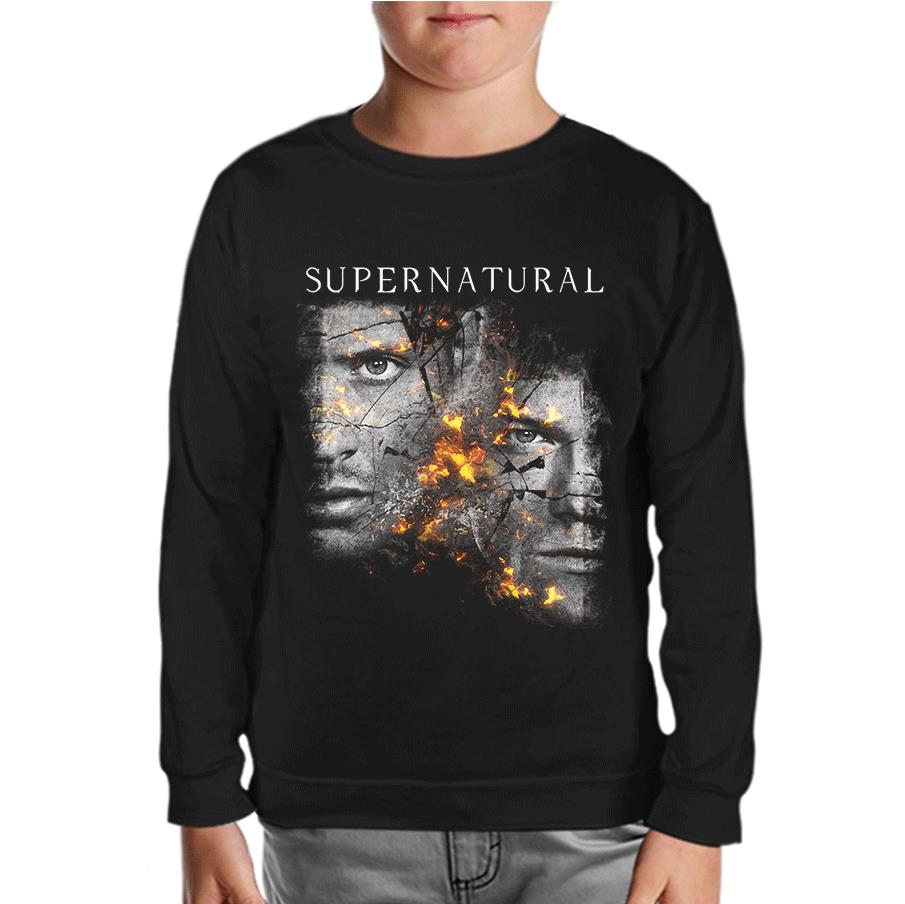 Supernatural - Winchester Black Kids Sweatshirt