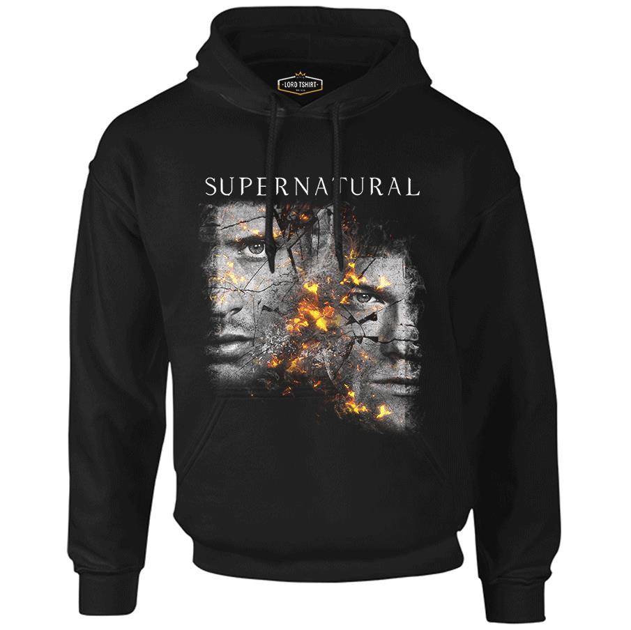 Supernatural - Winchester Black Men's Zipperless Hoodie