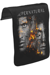 Supernatural - Winchester Unisex Siyah Tak-Çıkar Postacı Çanta Kapağı CK-527