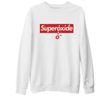 Superoxide - O Beyaz Kalın Sweatshirt