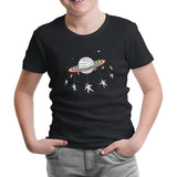 Swing Astronaut Black Kids Tshirt