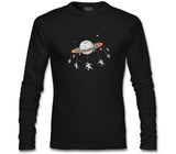 Swing Astronaut Black Men's Sweatshirt