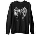 Tatoo 1  Siyah Erkek Kalın Sweatshirt