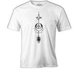 Tattoo - Moon Arrow White Men's T-Shirt