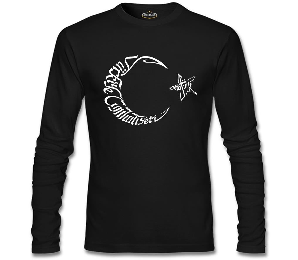 TC Atatürk Siyah Erkek Sweatshirt