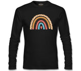 Teacher Rainbow Siyah Erkek Sweatshirt