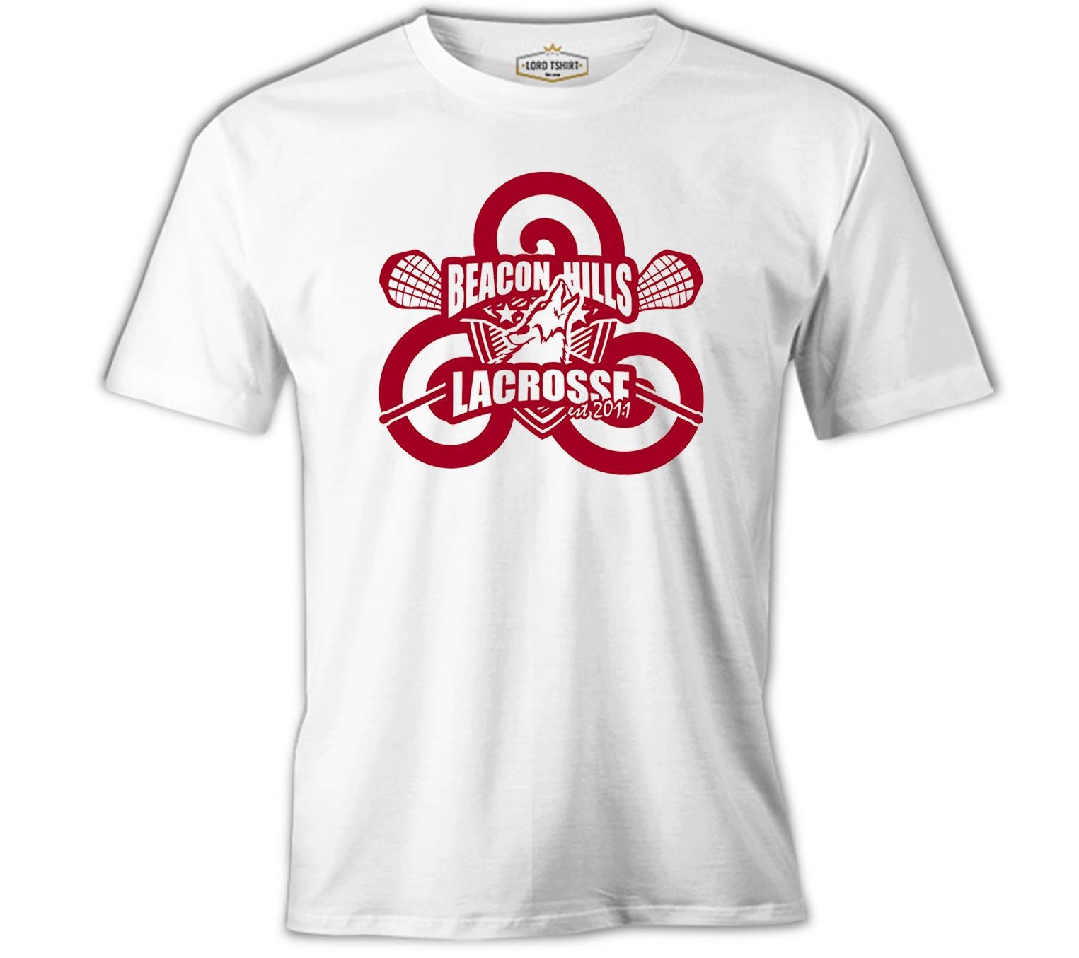 Teen Wolf - Beacon Hills Lacrosse White Men's T-Shirt 
