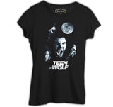 Teen Wolf - Moon Siyah Bayan Tshirt