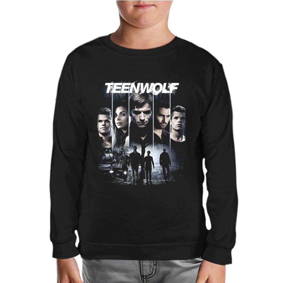 Teen Wolf Black Kids Sweatshirt