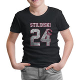 Teen Wolf - Stilinski 24 Siyah Çocuk Tshirt