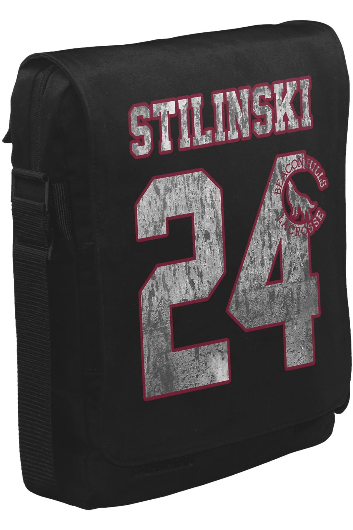 Teen Wolf - Stilinski 24 Unisex Siyah Postacı Çanta