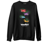 Teenage Mutant Ninja Turtles  Siyah Erkek Kalın Sweatshirt