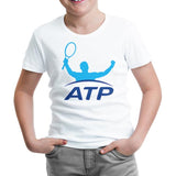 Tenis - ATP Beyaz Çocuk Tshirt