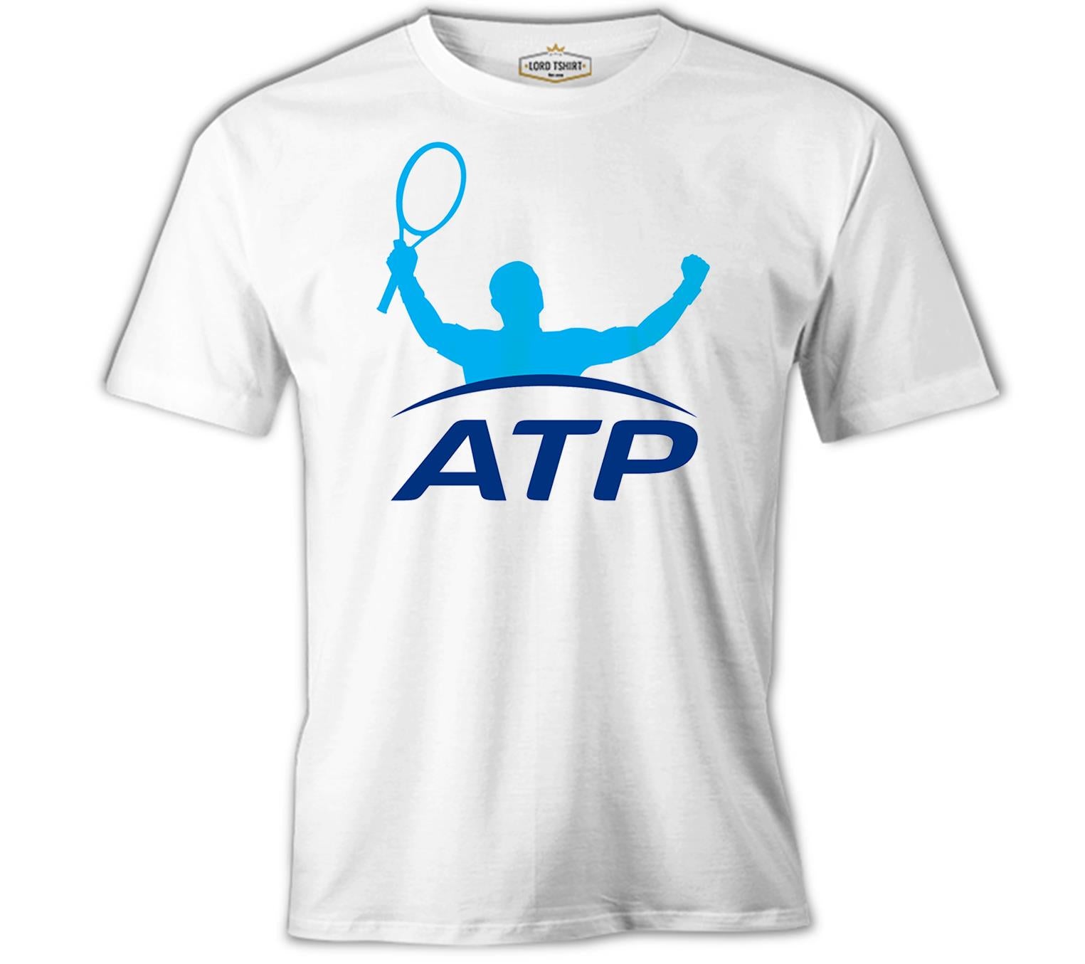 Tenis - ATP Beyaz Erkek Tshirt