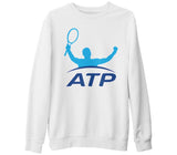 Tenis - ATP Beyaz Kalın Sweatshirt