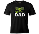Tenis - Baba Siyah Erkek Tshirt
