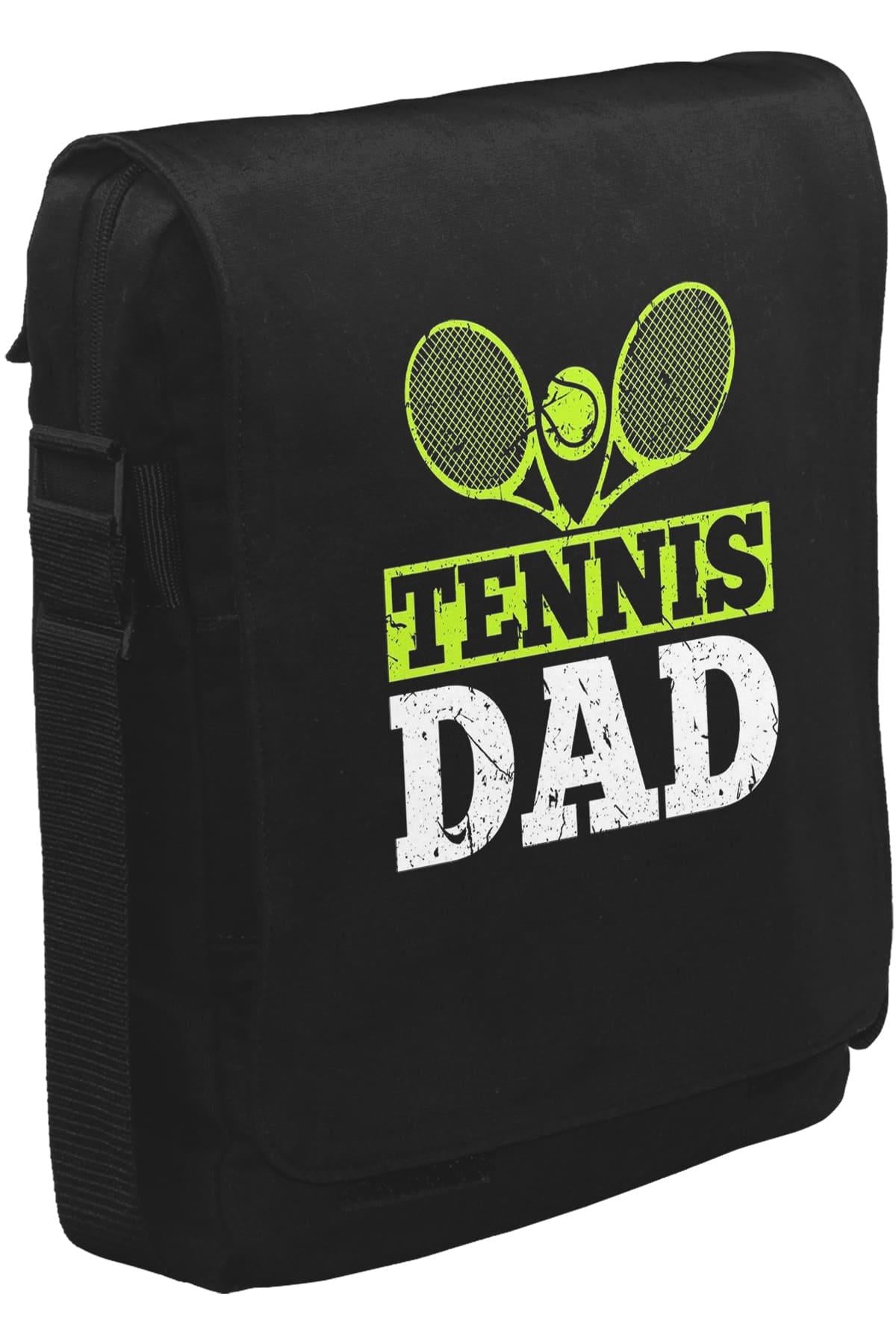 Tennis - Dad Unisex Black Messenger Bag 