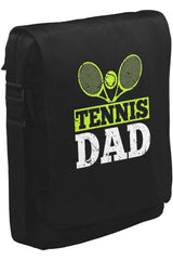 Tennis - Dad Unisex Black Messenger Bag 