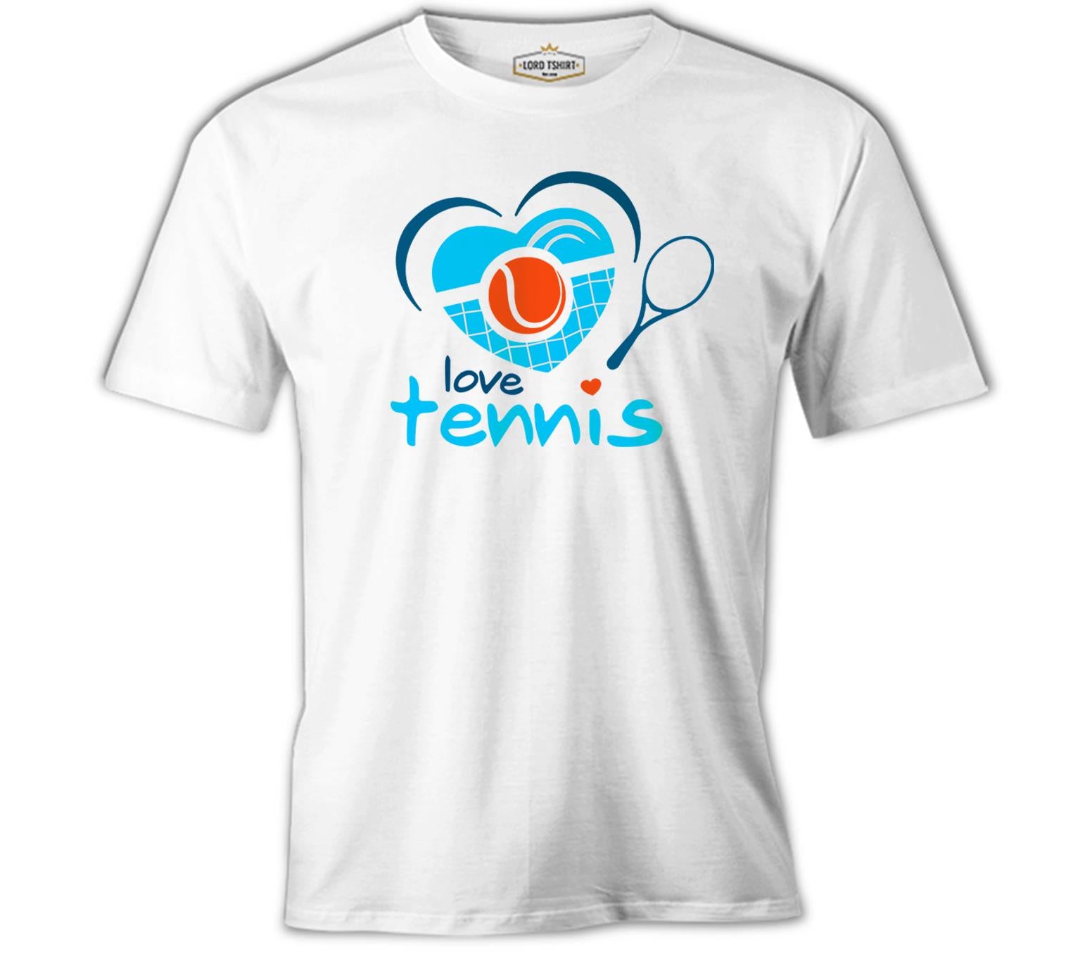 Tenis - Beat Beyaz Erkek Tshirt