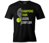 Tennis - Champions Train Black Men's Tshirt