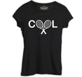 Tenis - Cool Siyah Kadın Tshirt