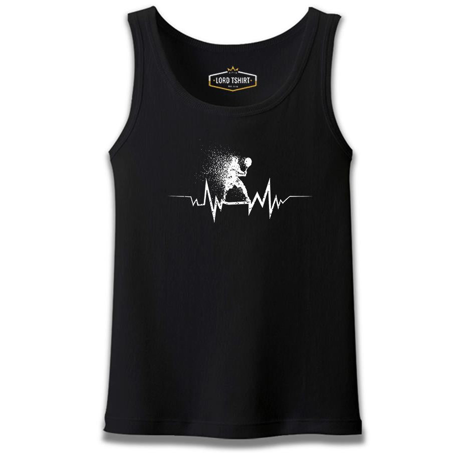 Tennis- Heartbeat Game Black Male Athlete