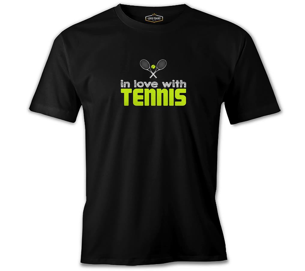 Tennis - In Love With Black Men's Tshirt