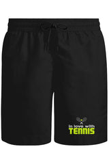 Tenis - In Love With Unisex Siyah Şort