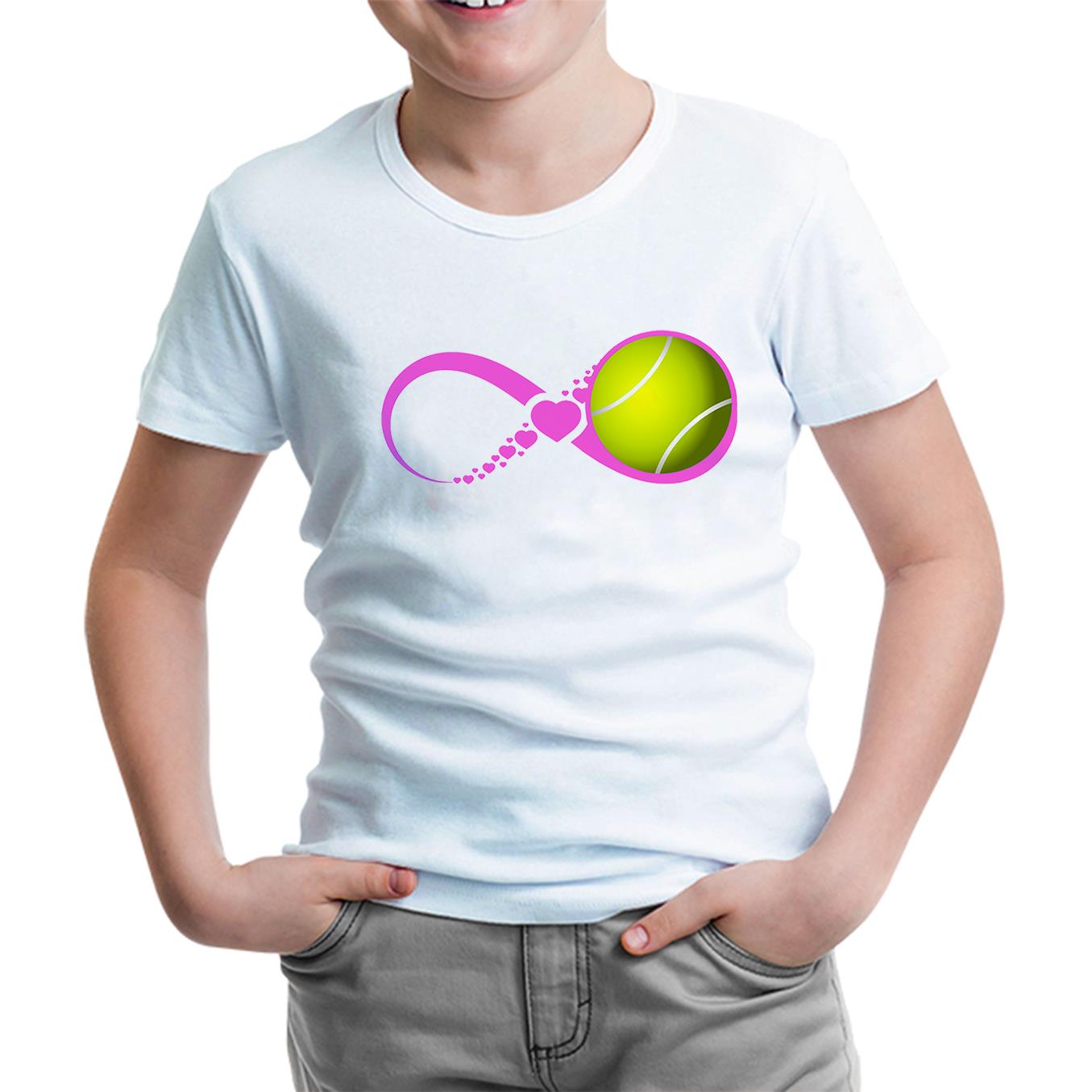 Tennis - Love White Kids Tshirt