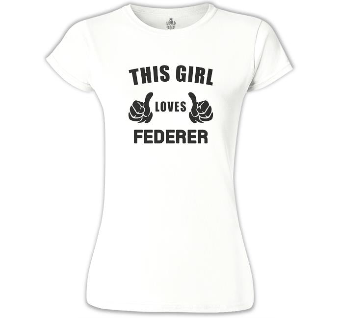 Tennis - Love Federer White Women's Tshirt