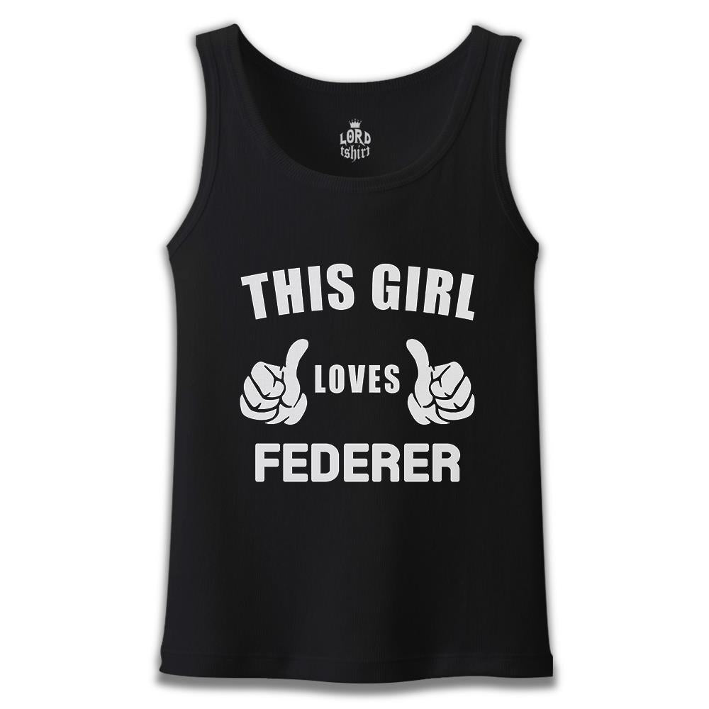 Tennis - Love Federer Black Male Athlete