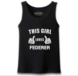 Tennis - Love Federer Black Male Athlete