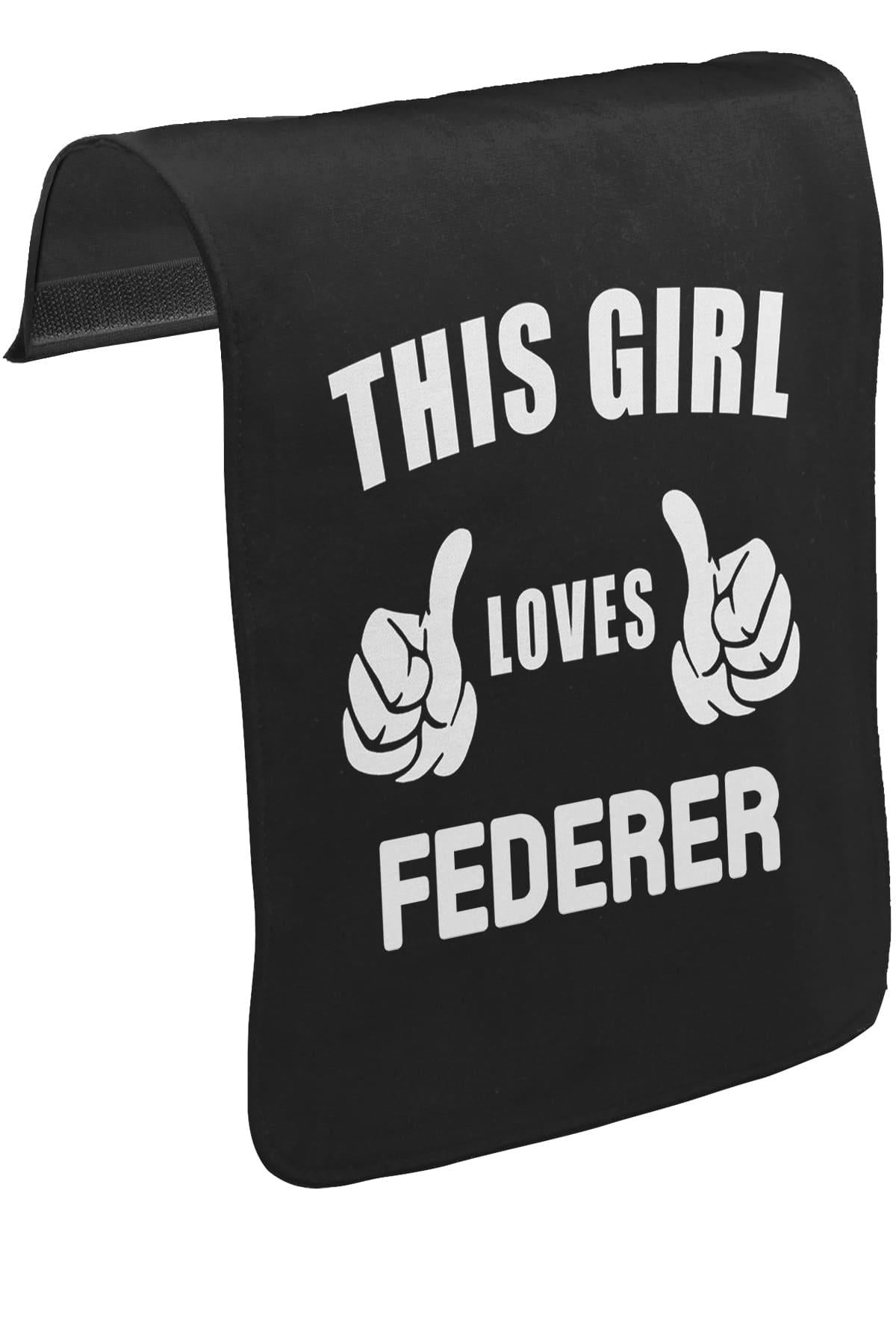 Tennis - Love Federer Unisex Black Snap-On Messenger Bag Cover CK-1059 