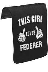 Tennis - Love Federer Unisex Black Snap-On Messenger Bag Cover CK-1059 