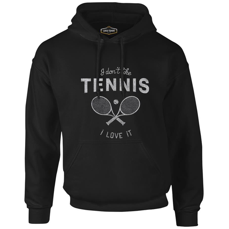 Tennis - Love It Black Men's Zipperless Hoodie