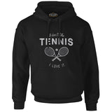 Tennis - Love It Black Men's Zipperless Hoodie