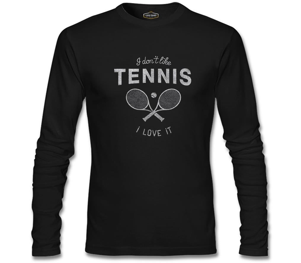 Tennis - Love It Black Men's Sweatshirt