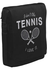 Tenis - Love It Unisex Siyah Postacı Çanta