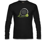 Tennis - Love the Ball Black Men's Sweatshirt