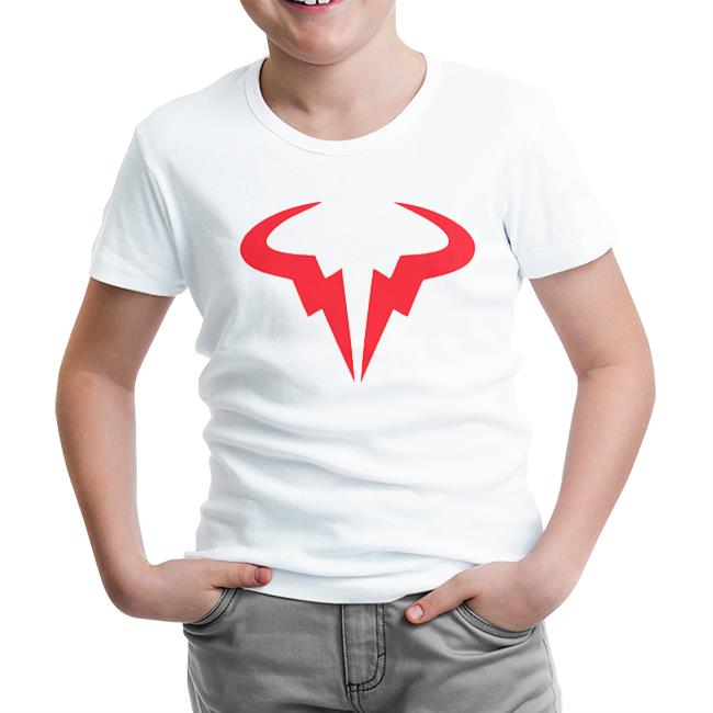 Tennis - Nadal Logo White Kids Tshirt