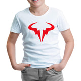 Tennis - Nadal Logo White Kids Tshirt