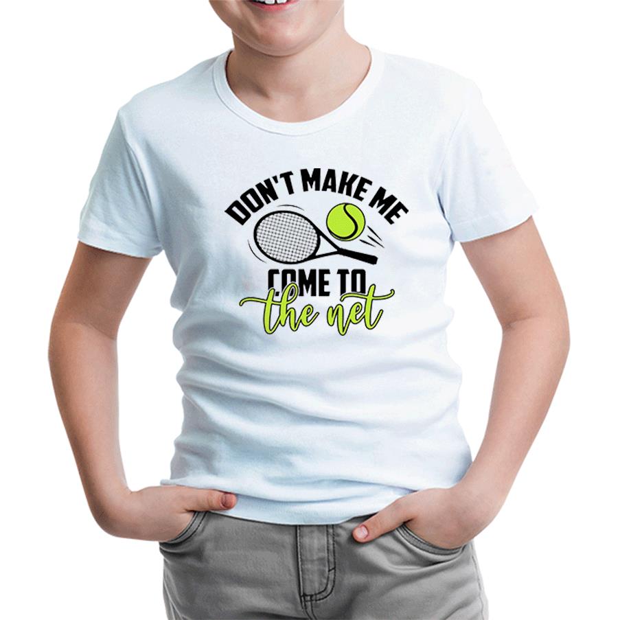 Tennis - Net White Kids Tshirt