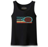 Tennis - Racket Horizontal Black Male Athlete