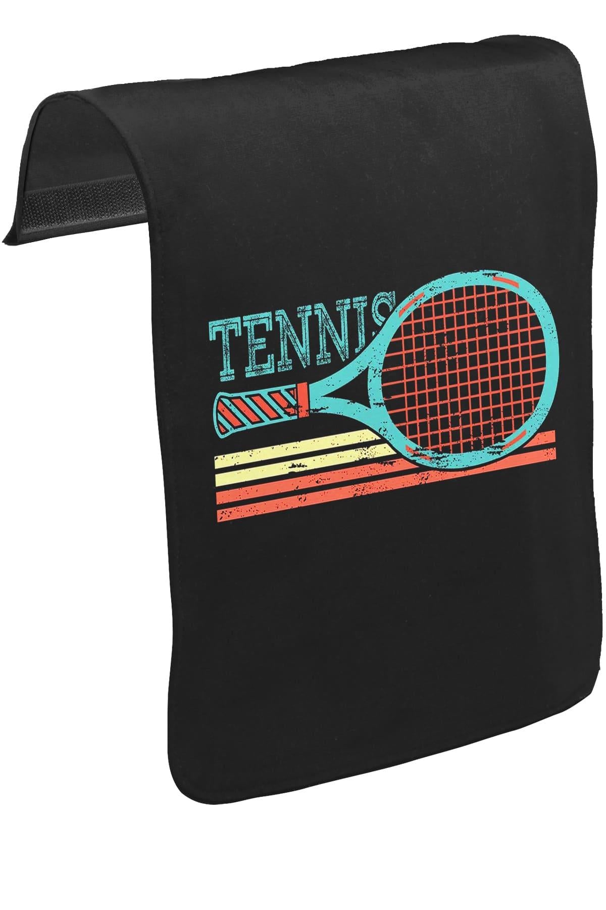 Tennis - Racket Horizontal Unisex Black Removable Messenger Bag Cover CK-1726 