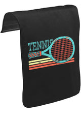 Tennis - Racket Horizontal Unisex Black Removable Messenger Bag Cover CK-1726 