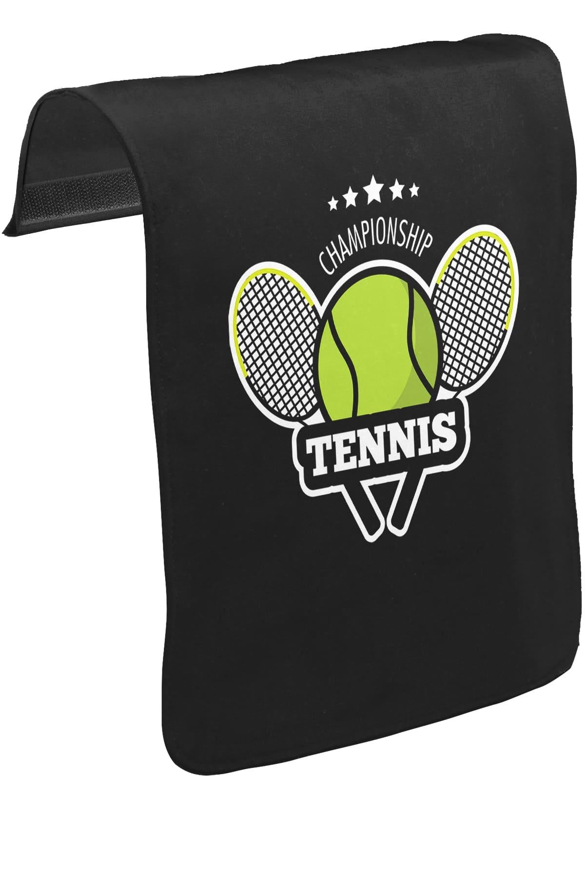 Tenis Şampiyonası Unisex Siyah Tak-Çıkar Postacı Çanta Kapağı CK-1724